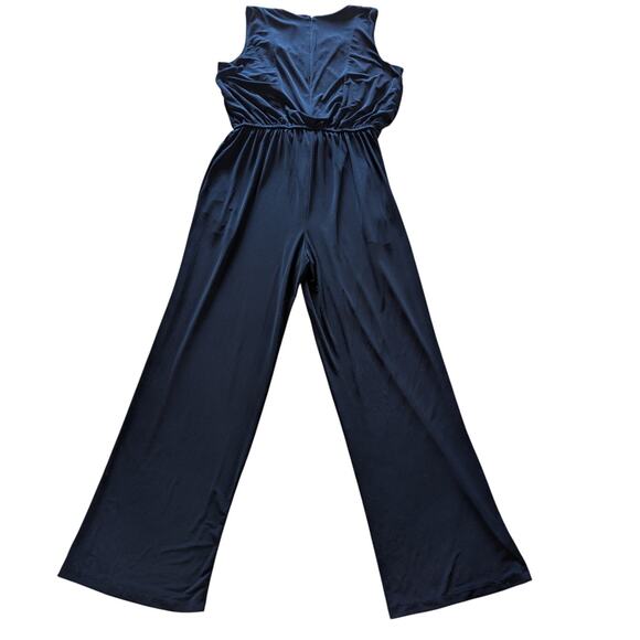 Enfocus studio Jumpsuit sz 12 Navy Bust40"Waist 28" unstretched.See Description - Picture 11 of 11